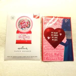 Hallmark Valentine's Day Cards 2 New Cards for your Wife Partner Love